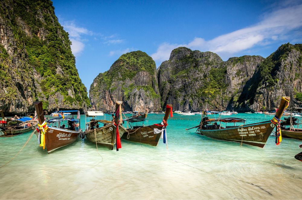 Beautiful beache in Phi Phi Thailand